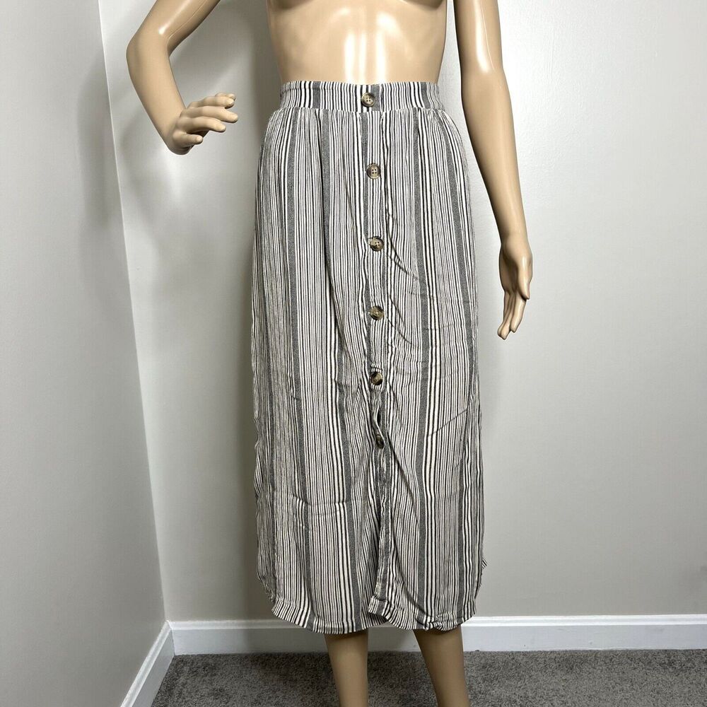 American Eagle Striped Maxi Skirt